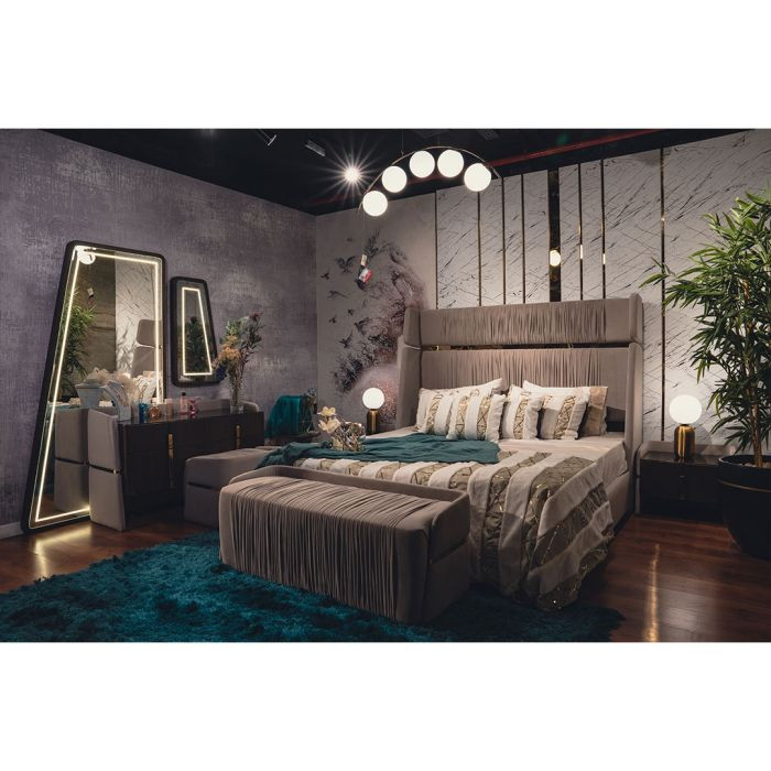 أفضل تصاميم غرف نوم مودرن خشب طبيعي