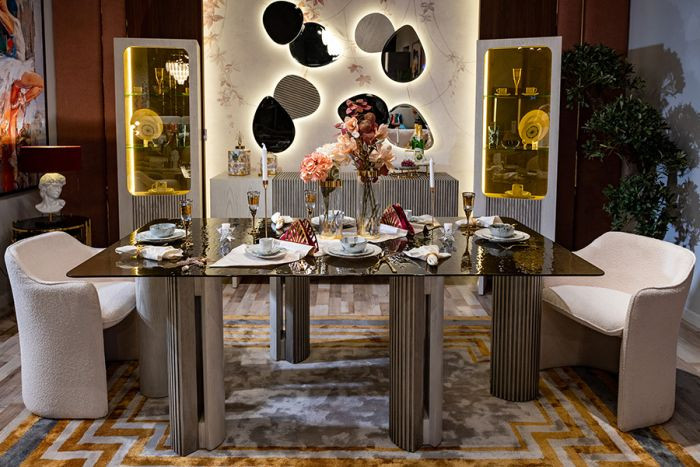 استكشف تصاميم غرف سفرة حديثة لتحقيق لمسة فنية رائعة