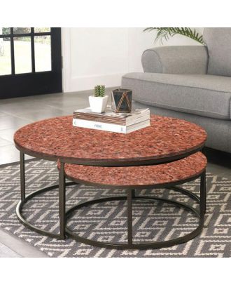 Coffee table set, Black*Red - EM7