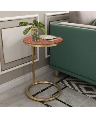 Side table, Gold*Red - EM9