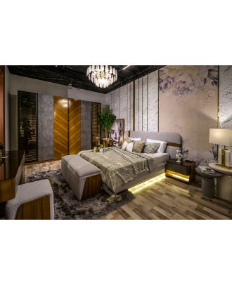 Rival bed, natural wood, 180 cm - Sin.New7