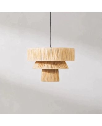 Toshka  pendant light - light brown - 13016Raf