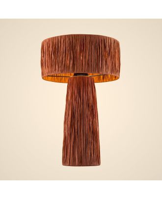 Shelby table lamp - light brown - T13016RafBr