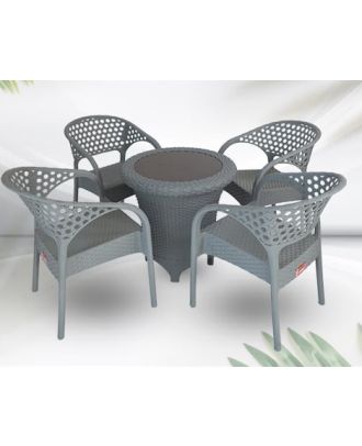 Outdoor furniture set, 4 Chairs and Table - S 22