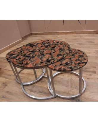 Coffee table set, Silver - EM59