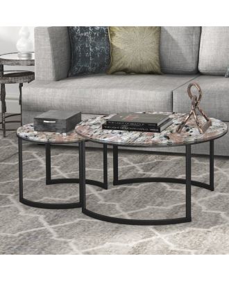 Coffee table set, Black - EM74