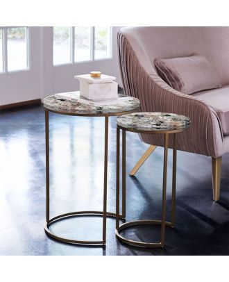 Side table set, Gold - EM76