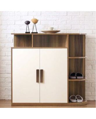 Shoe rack, White*Wooden - A005