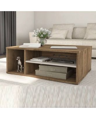 Coffee table, Wooden*White - A008