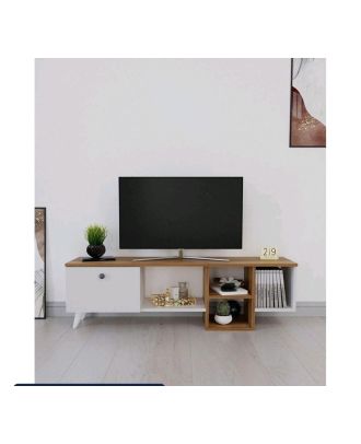 TV Unit, White*Wooden - A017