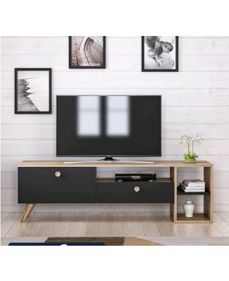 TV Unit, Black*Wooden - A018