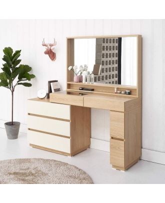 Makeup vanity, Beige*White - A030