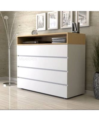 Drawer unit, White*Beige - A059