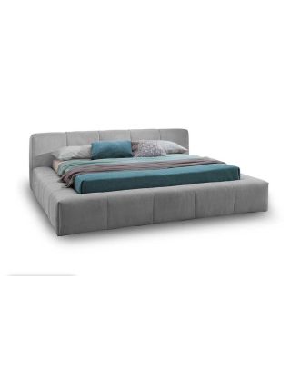 Modern bed, gray - ABR023-160cm
