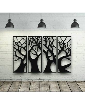 ديكور حائط، اسود - AG107