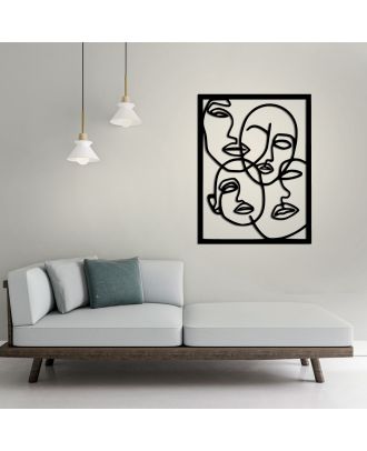 ديكور حائط، اسود - AG121