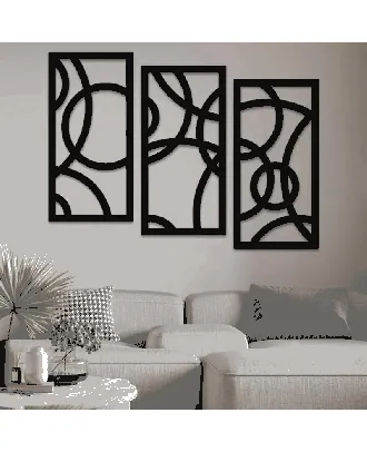 ديكور حائط، اسود - AG126