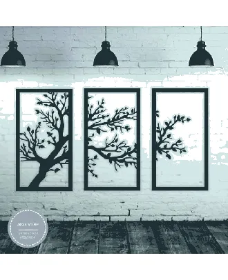 ديكور حائط، اسود - AG128