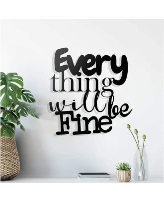 ديكور حائط، اسود - AG132