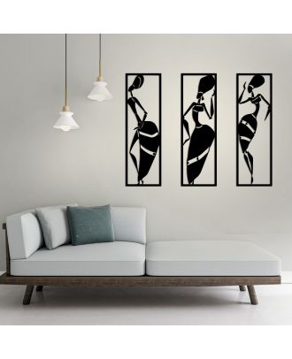 ديكور حائط، اسود - AG134