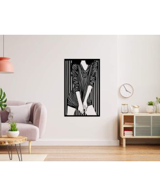 ديكور حائط، اسود - AG136