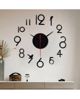 ساعة حائط، اسود - AG319