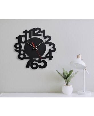 ساعة حائط، اسود - AG410