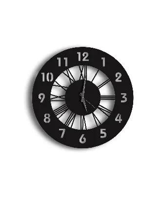 ساعة حائط، اسود - AG430