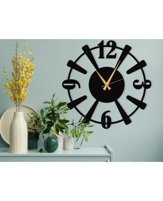 ساعة حائط، اسود - AG434