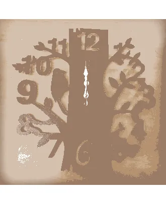 ساعة حائط، اسود - AG438