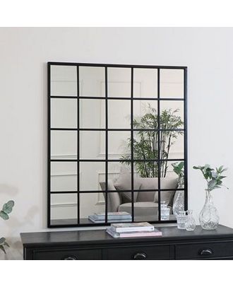 مرايا اطار خشبي، اسود - AG540