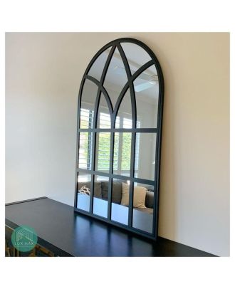 مرايا اطار خشبي، اسود - AG542