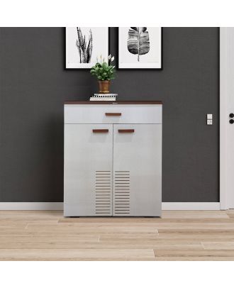 Shoe Rack, White*Brown- APP25