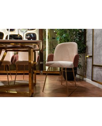 Tamara dining chair, metal - SIN-095