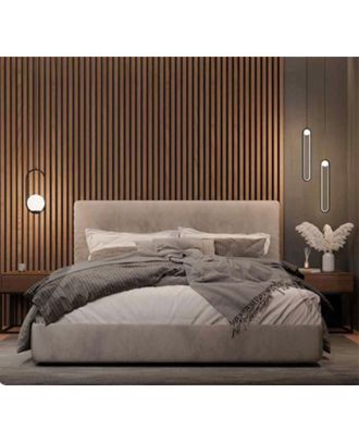 Button Tufted Bed beige AT035-120 cm