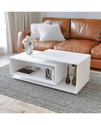 Modern coffee table, White - B-332