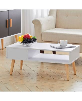 Modern coffee table, White - B-415