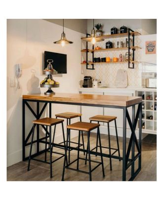 سفره معدن 5 قطع - اسود - b03