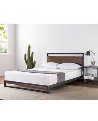 سرير معدن 140سم - اسود - BD06