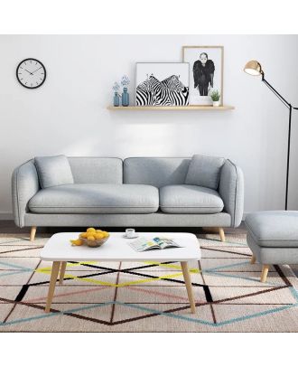 Sofa soft foam, Beech wood, light gray - BF10