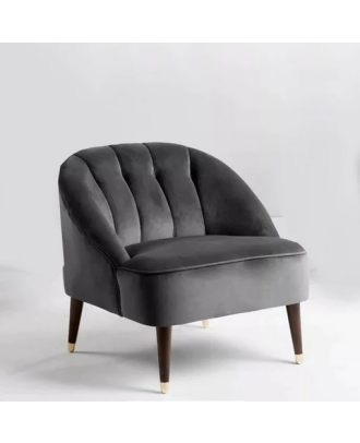 Chair, Beech wood, Gray - BF105