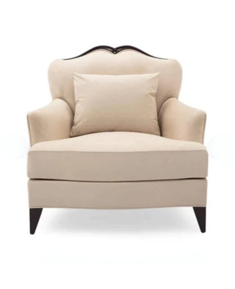 Modern Chair, Beech wood, Beige - BF126