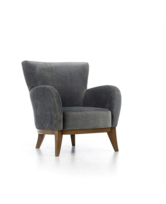 Modern Chair, Beech wood, Gray - BF128