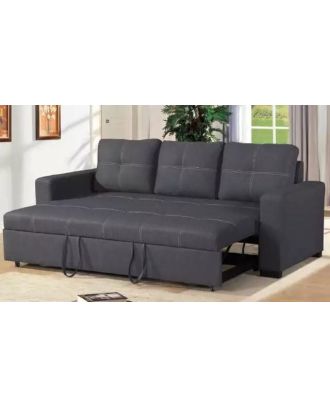 Sofa bed, Beech wood, Gray - BF131