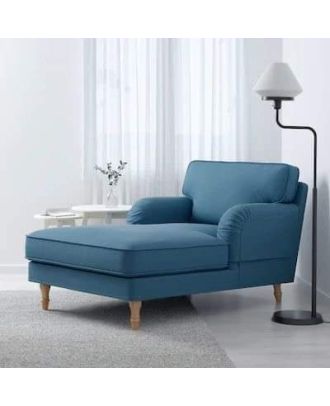 Modern sofa, Beech wood, Light blue - BF133