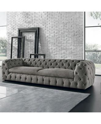 Sofa soft foam, Beech wood, gray - BF19