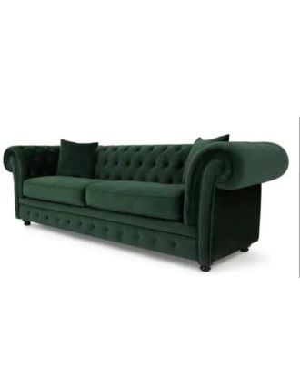 Sofa soft foam, Beech wood, Dark green - BF35
