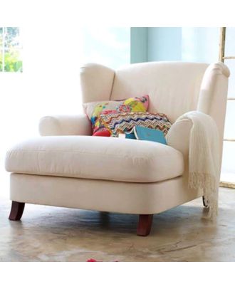 Chair, Beech wood, Off White - BF85