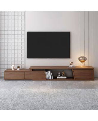 وحدة تلفزيون، 180سم، بنى - brt01