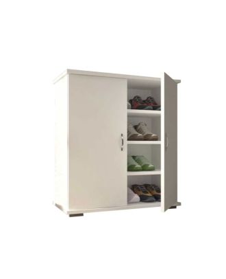 Shoe Rack, White - BRT51